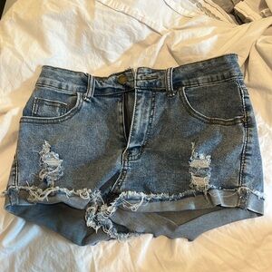 SHEIN jean shorts, size small
